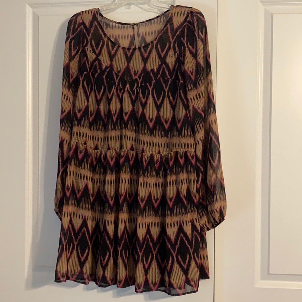 Print dress from Express size M
